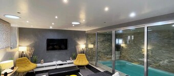 Luxury apartment with heated indoor pool