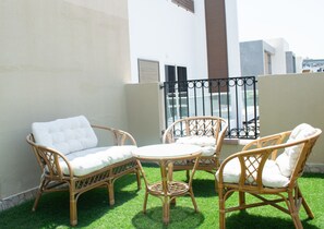 Terrace/patio - Home away from home - 4BR + Maids Villa with Gazebo and Private Garden in JVC (Dubai)