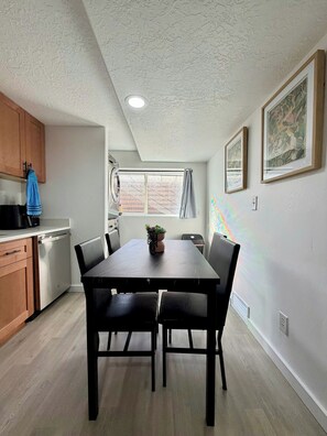 Dining - Forest Spa Retreat – Rustic & Pure 2BR 2BA (Woods Cross)