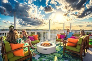 Terrace/patio - Massive Beach House • Theater • Pool • Roof Lounge (St. Augustine Beach)