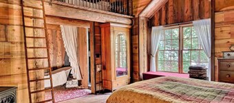 Hot Tub & Mtn Views: Woodsy Cabin in Greer