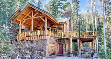 Hot Tub & Mtn Views: Woodsy Cabin in Greer