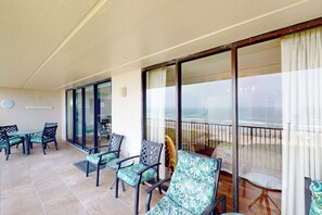Outdoor dining - 3BR w/ Stellar Gulf Views: Suntide III - Unit 803 (South Padre Island)