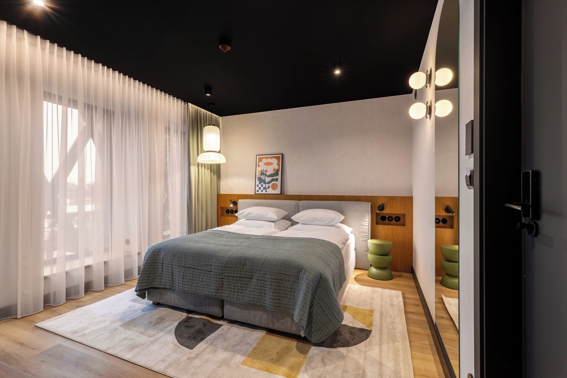 In-room safe, blackout curtains, iron/ironing board, free WiFi