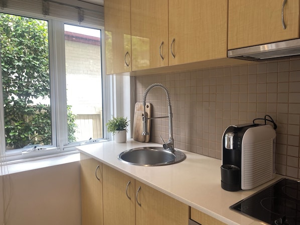 Apartemen, 1 kamar tidur, akses difabel, patio | Interior