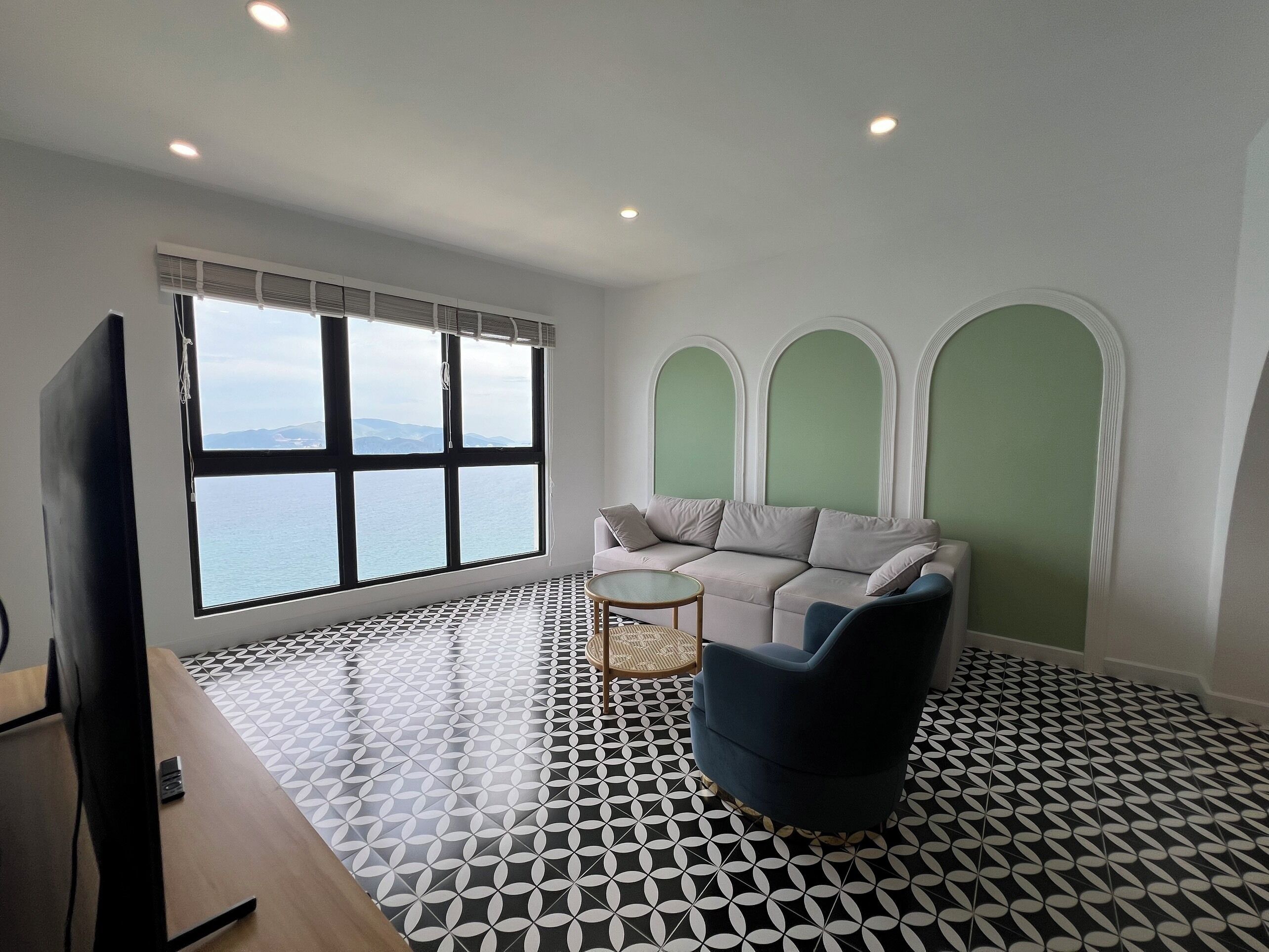 55-inch flat-screen TV with digital channels