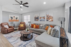 Smart TV, table tennis, books