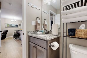 Hair dryer, towels