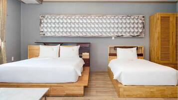 Basic Quadruple Room, Garden View | Free WiFi