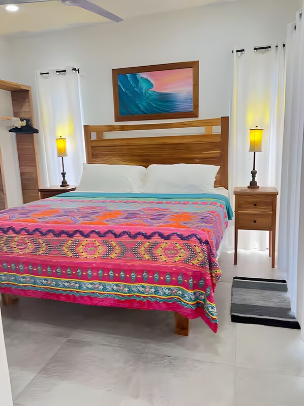 Free WiFi, bed sheets - Casa Marea • Modern 2BR W/pool • 5 Min Walk to Beach (Playa Hermosa)