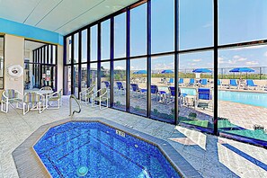 A heated pool - Shorefront 2BR, Luxe Perks: Suntide III - Unit 704 (South Padre Island)