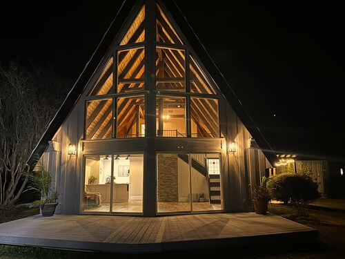 STAR LAKE - HAWTHORNE FL - CUSTOM A-FRAME HOME WITH DOCK - WATERFRONT