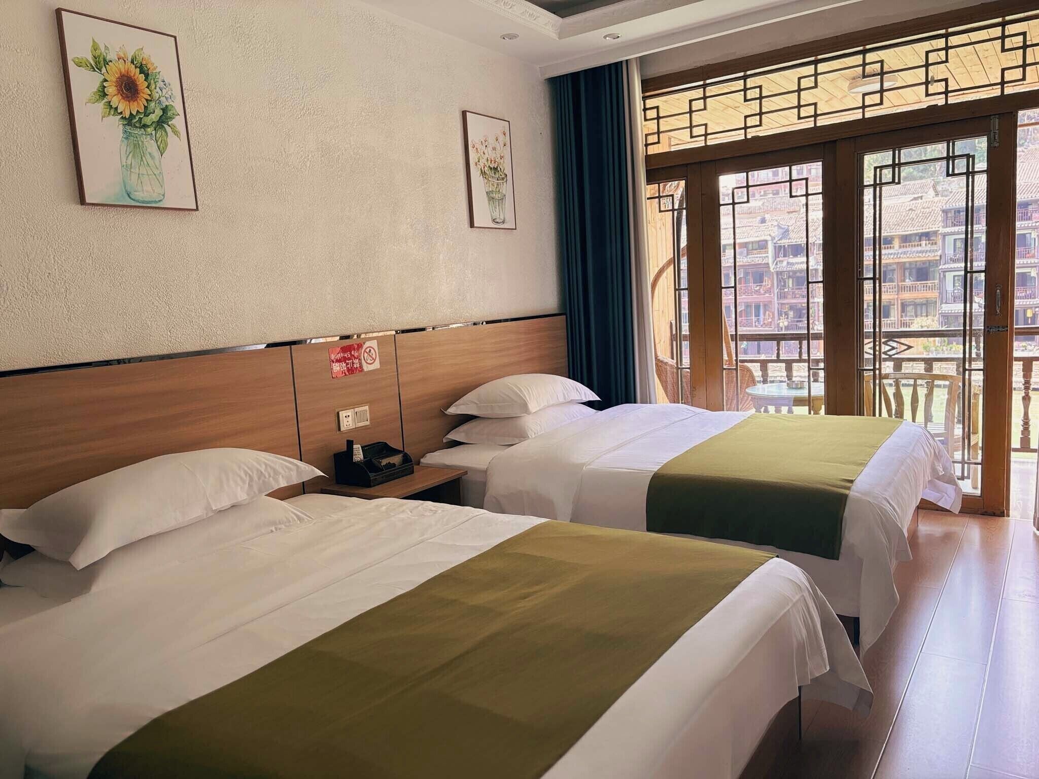 Individually decorated, desk, free WiFi