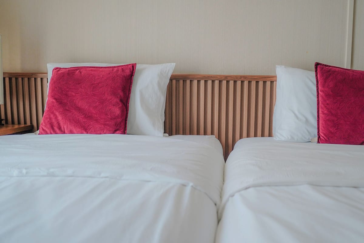 Kamar Twin, balkon, pemandangan kota | Wi-Fi gratis
