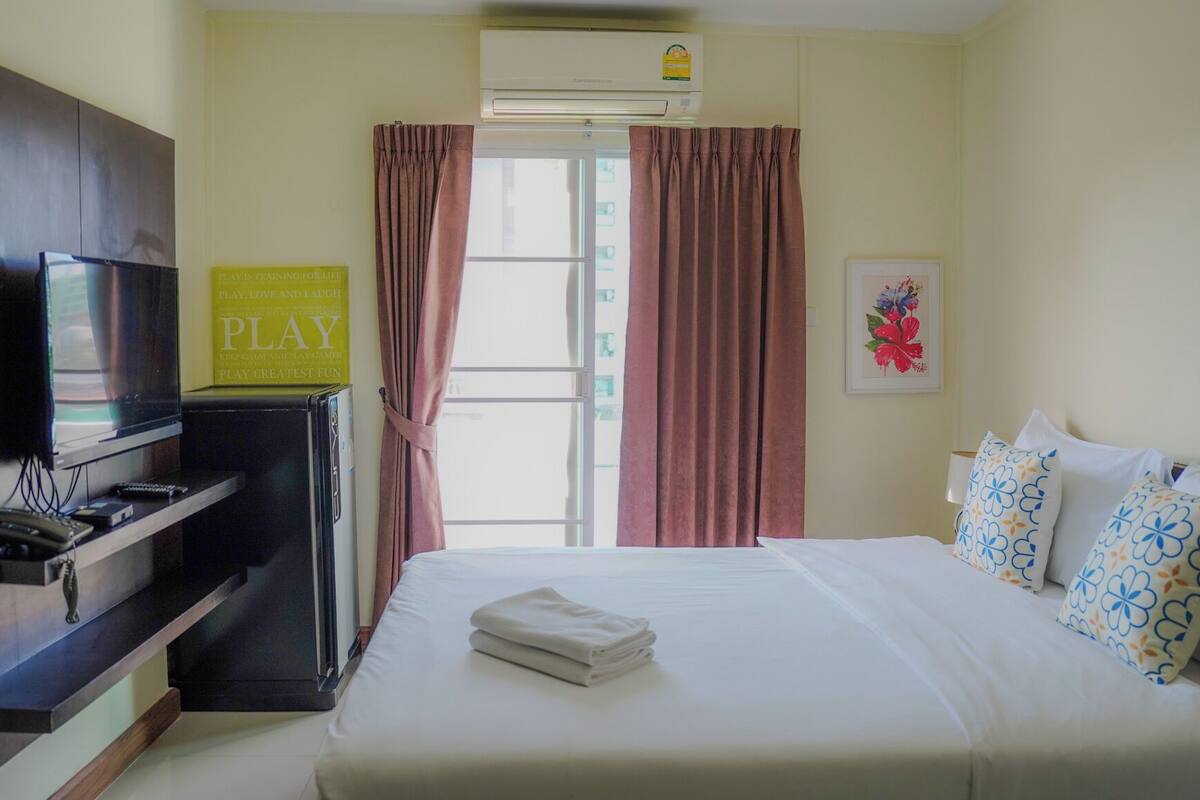 Studio, balkon, pemandangan kota | Wi-Fi gratis