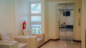 Sitteområde i lobbyen