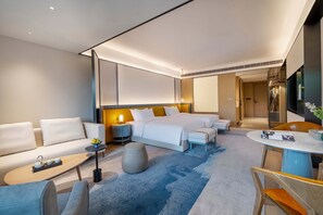 Phòng 2 giường đơn có tầm nhìn toàn cảnh | Trang trí khác biệt, trang bị nội thất với thiết kế riêng biệt, bàn 