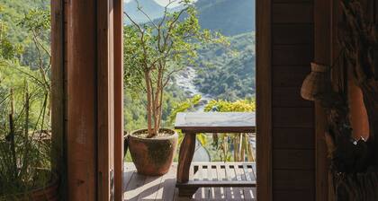 Nature Retreat by the Waterfall
