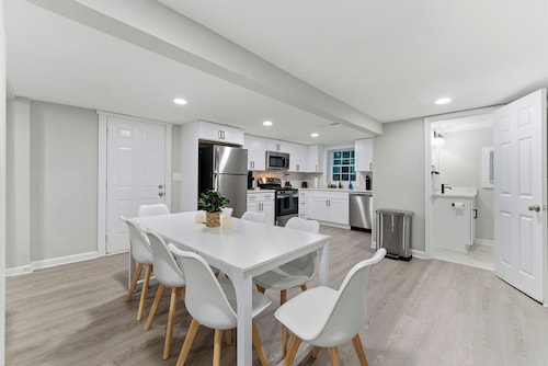 Marvelous 4BR Home w/ Fenced Patio & TVs in every room