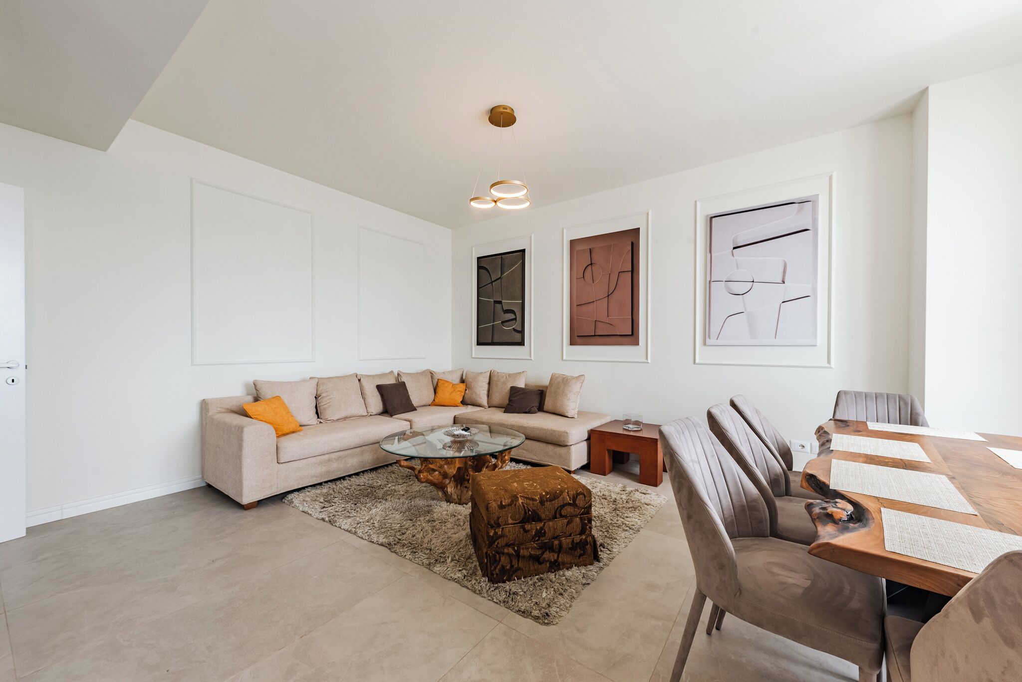 Condo, vista para o mar | Área de estar