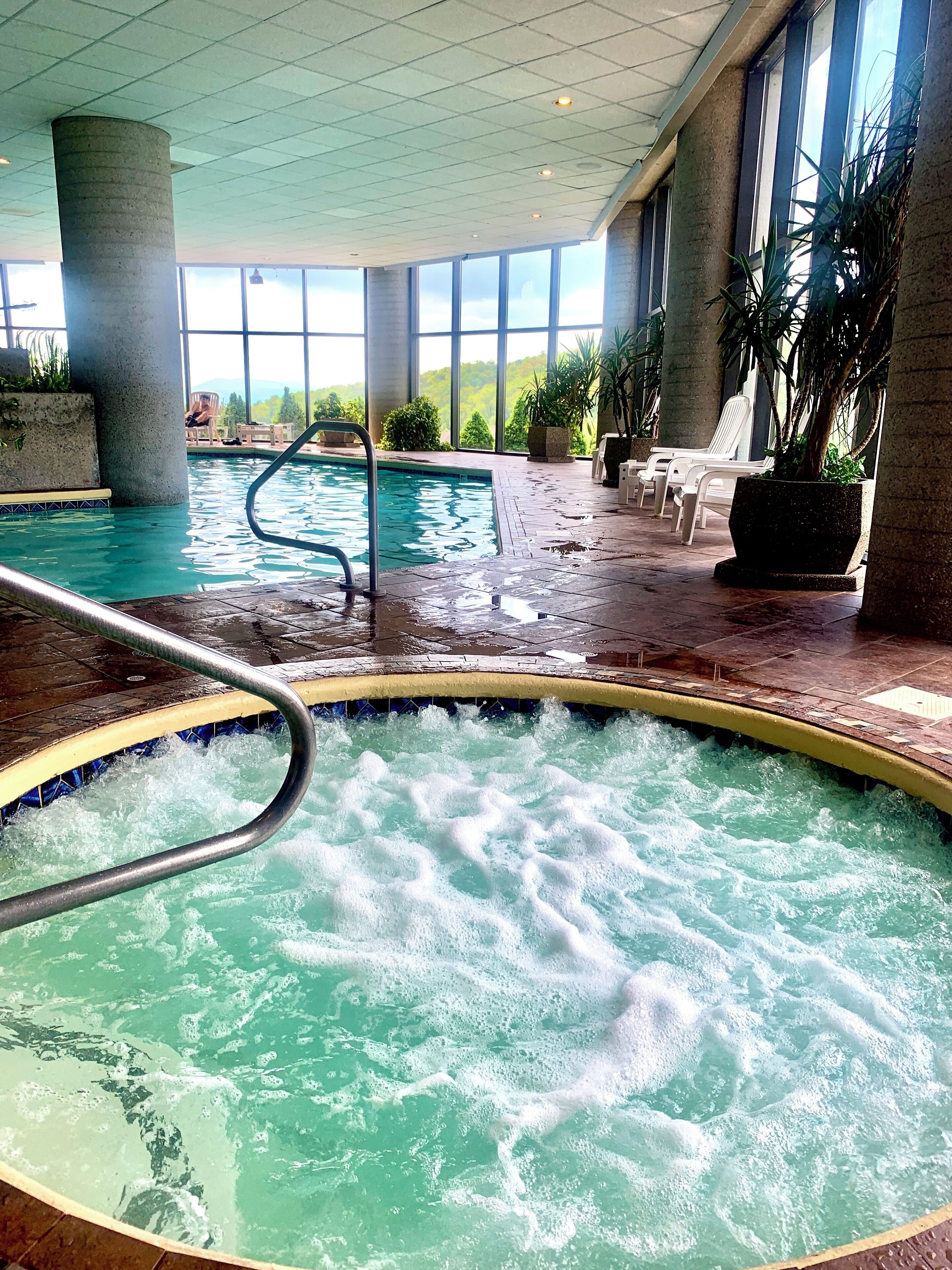 Indoor pool, a heated pool