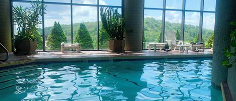 Indoor pool, a heated pool