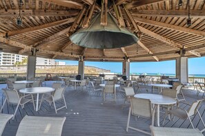 Outdoor dining - Beachfront Escape w/ Balcony, Pool, Tennis & Views (Destin)