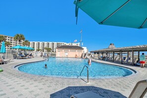 Una piscina riscaldata