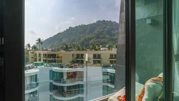 Apartemen Keluarga, pemandangan bukit | Balkon