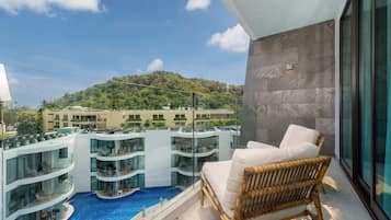 Appartamento familiare, vista collina | Balcone