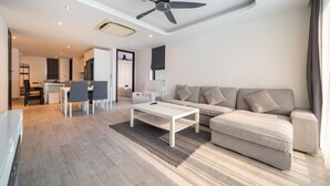 Appartement familial, vue sur la colline | Aire de séjour