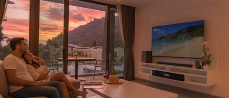 Family Apartment, Hill View | Living area