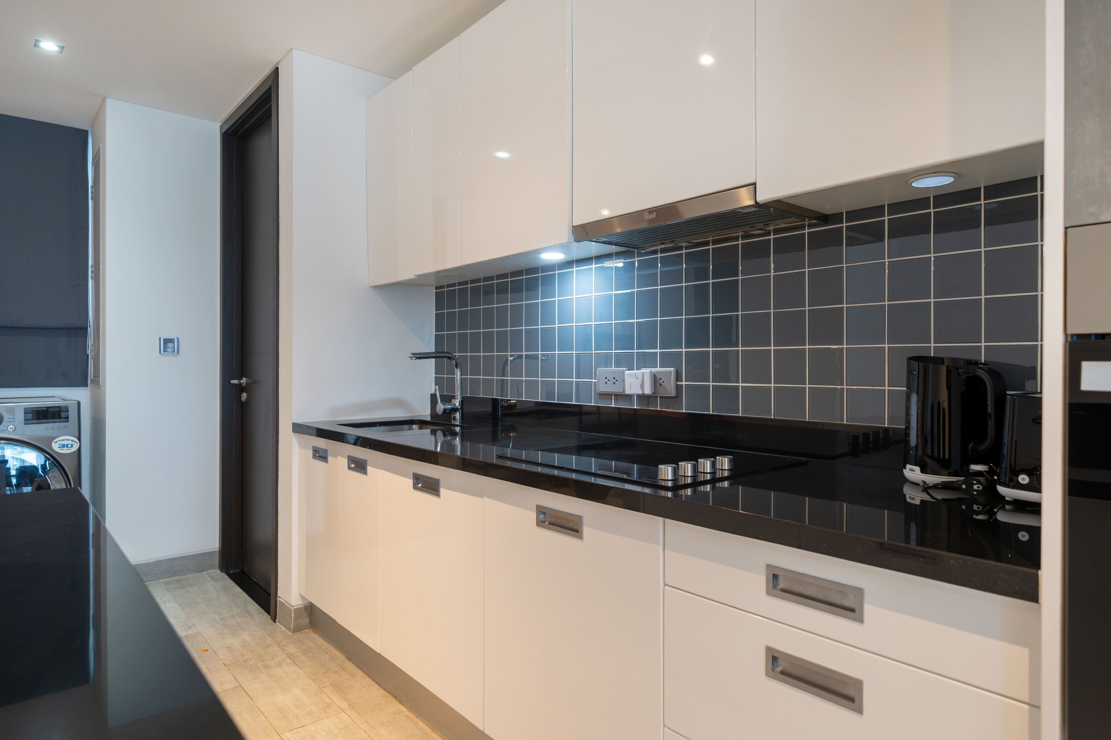 Appartamento familiare, vista collina | Cucina privata | Microonde, forno, piano cottura, tostapane