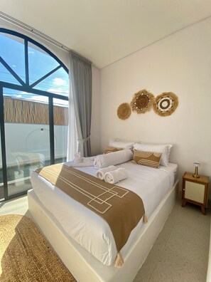 Deluxe Villa, 2 Bedrooms, Pool View | Select Comfort beds, desk, laptop workspace, free WiFi - Villa Eclipse A1 (Jimbaran)