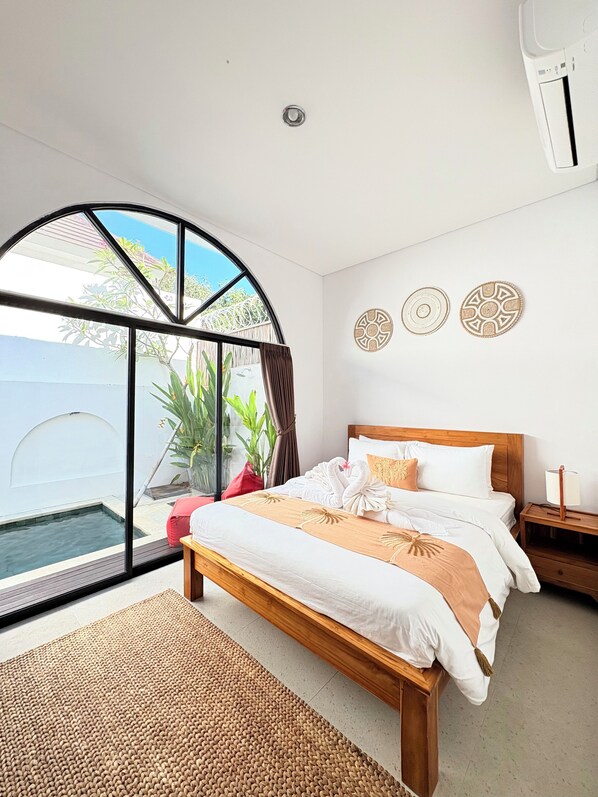 Deluxe Villa, 2 Bedrooms, Pool View | In-room safe, desk, laptop workspace, free WiFi - Villa Eclipse B2 (Jimbaran)