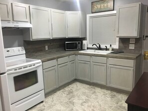 Microwave, oven, stovetop