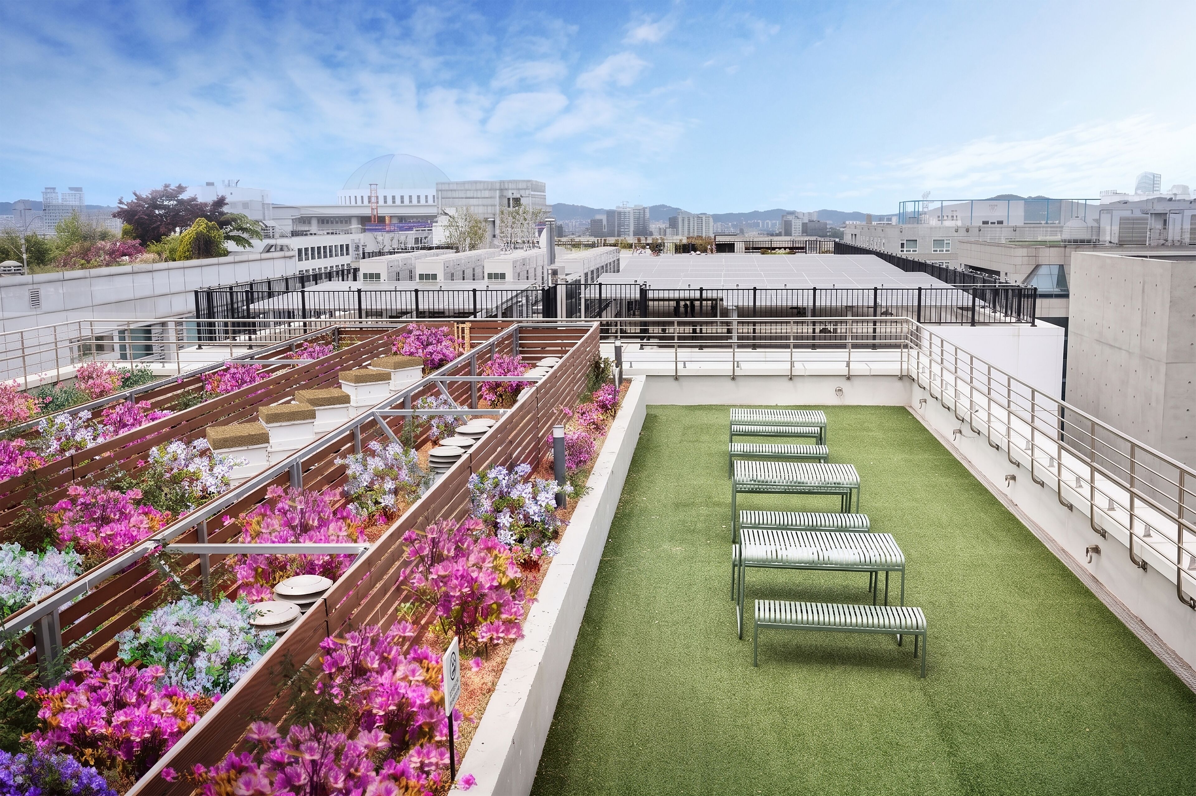 Rooftop terrace
