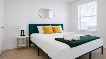 1 habitación, tabla de planchar con plancha, wifi y ropa de cama