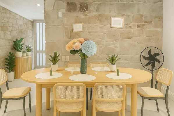 Opções para refeição no quarto