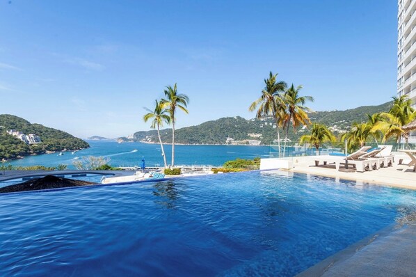 Pool - Ocean view apartment (Acapulco de Juárez)