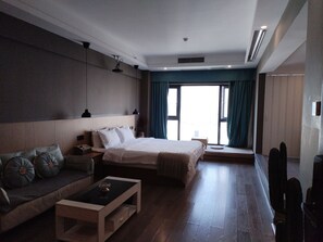Classic Double Room, City View | Living area - Chongqing Justom Serviced Apartment 23 (Chongqing)
