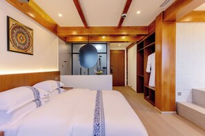 エリート ダブルルーム ガーデンビュー | 客室ごとに異なる装飾、防音設備、WiFi (無料)