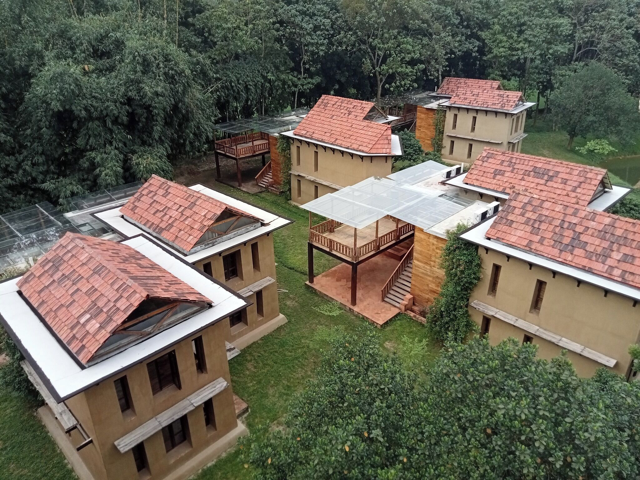 Fassade der Unterkunft