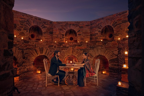 Couples dining