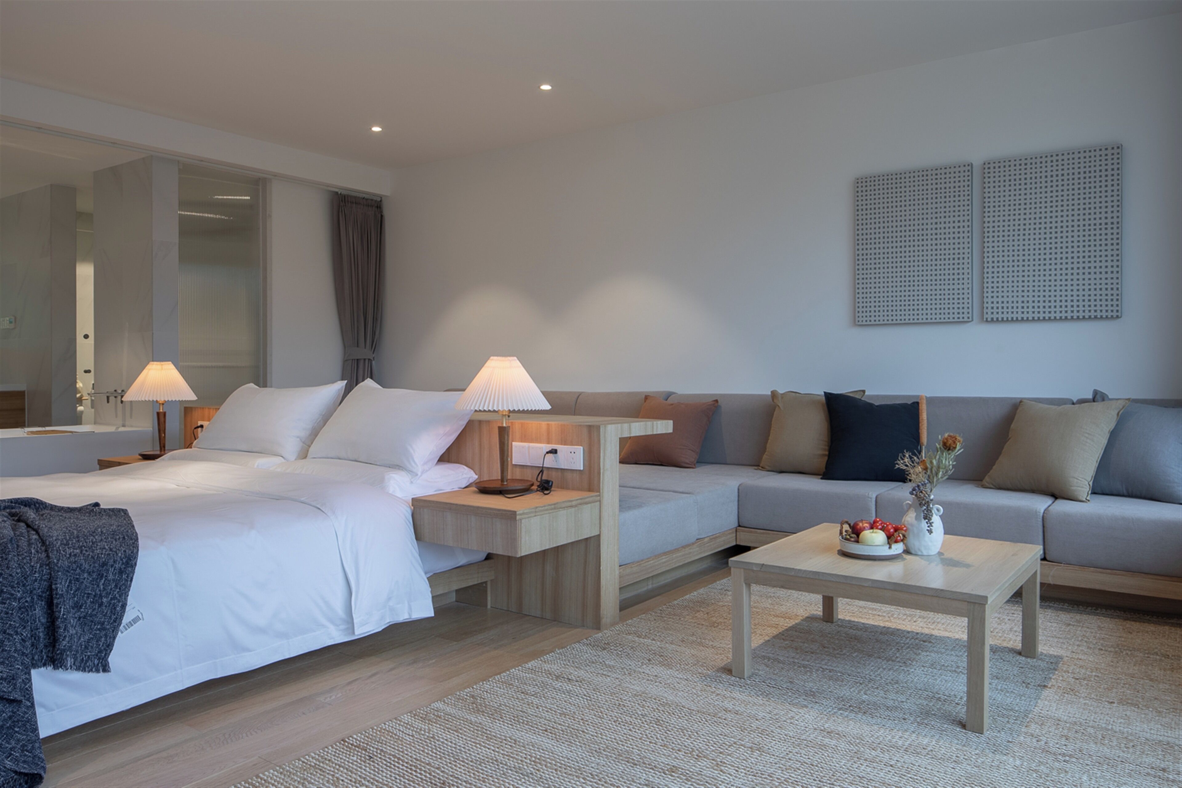 Down duvets, blackout curtains, iron/ironing board, free WiFi