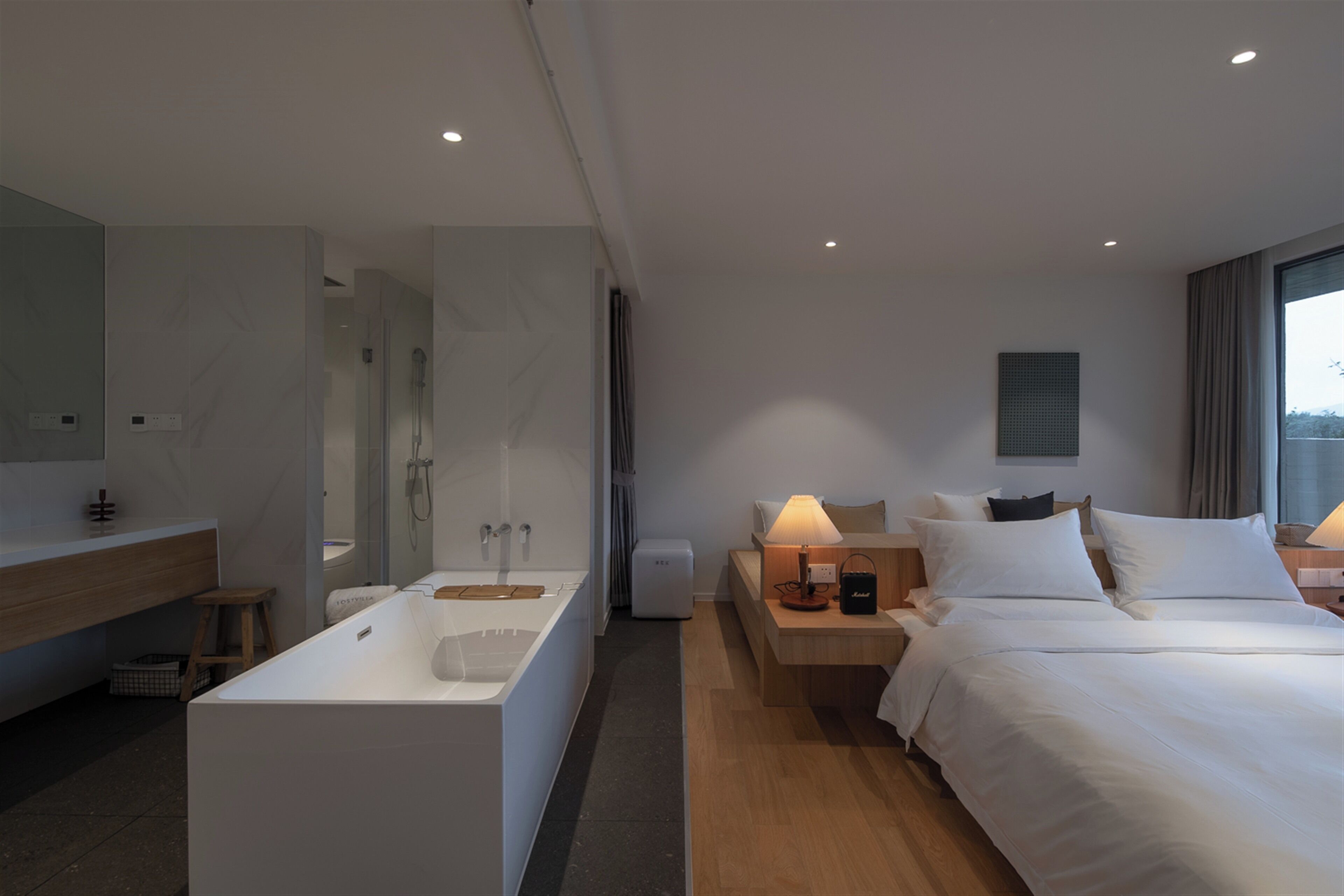 Down duvets, blackout curtains, iron/ironing board, free WiFi