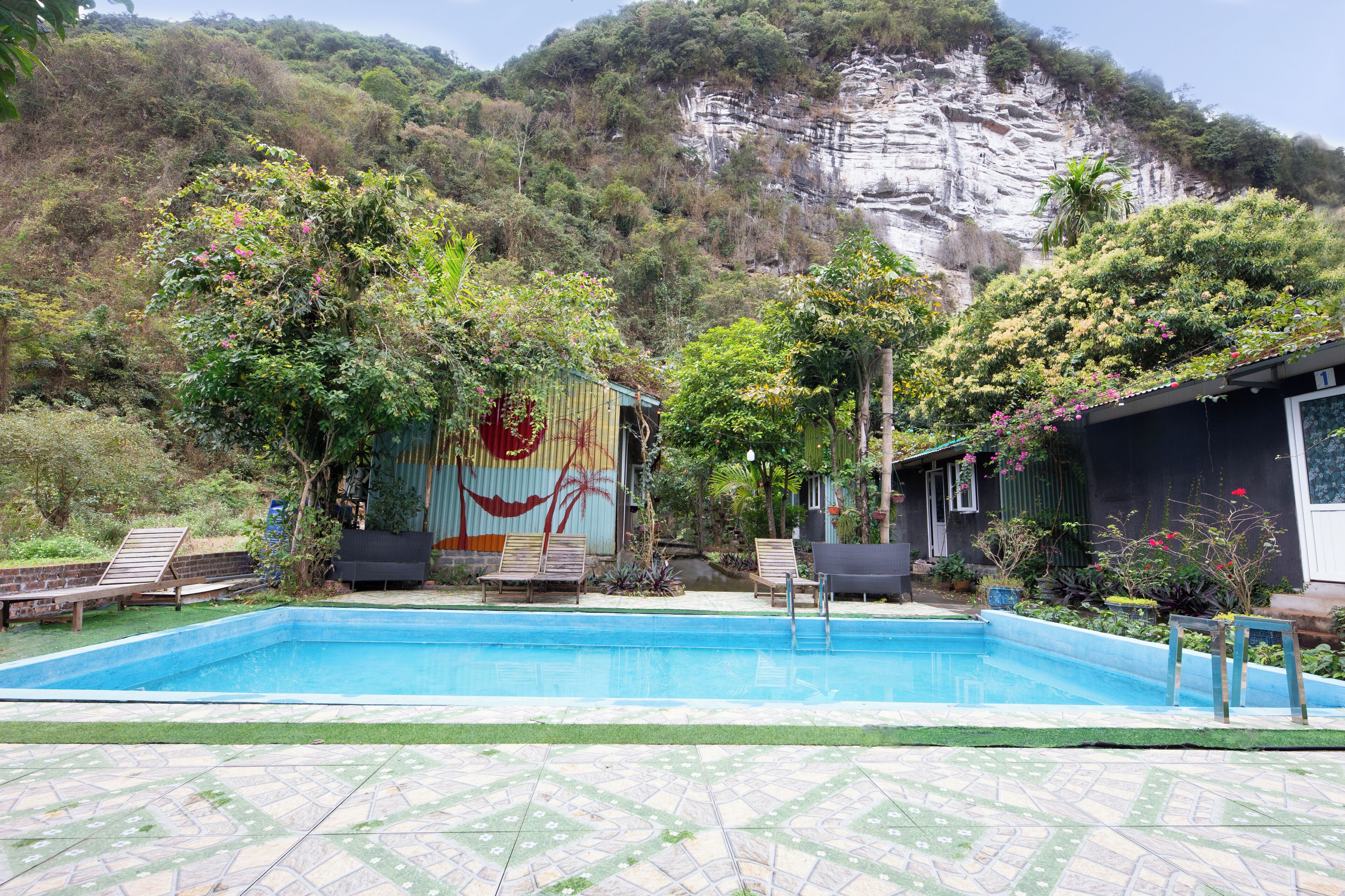 Alberca al aire libre 