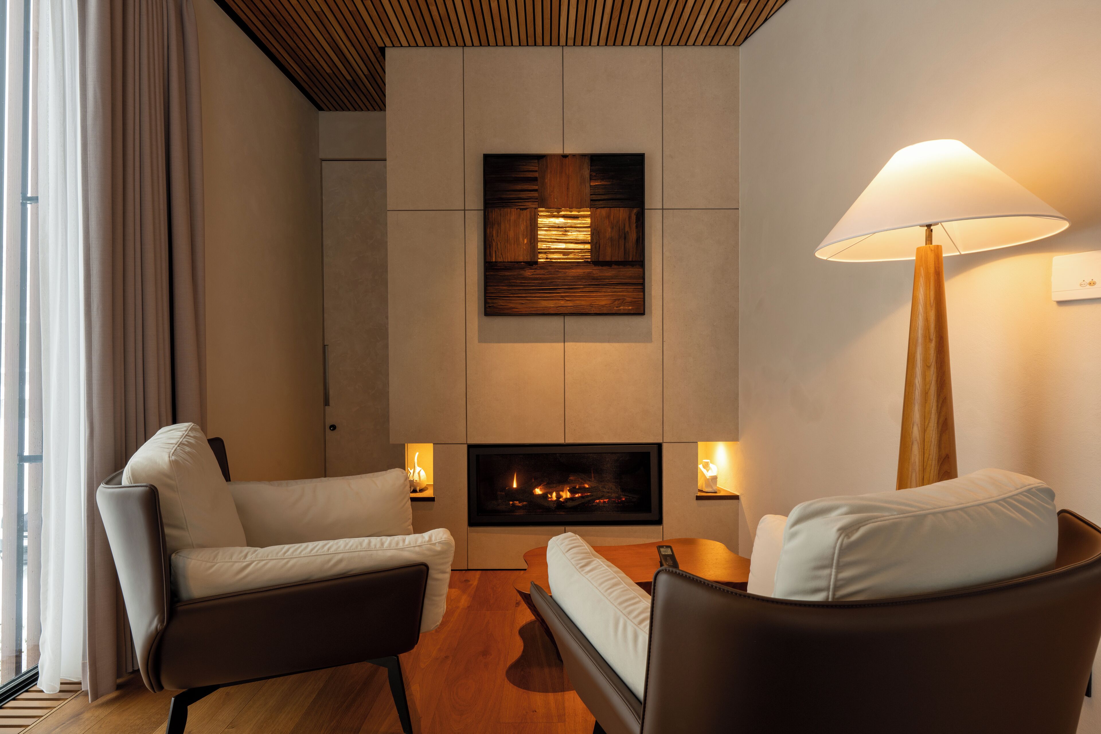 Chalet Mewah, 4 kamar tidur, balkon, tepi gunung | Seprai premium dan seprai linen