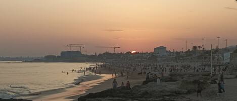 Beach nearby, white sand, beach shuttle, 6 beach bars