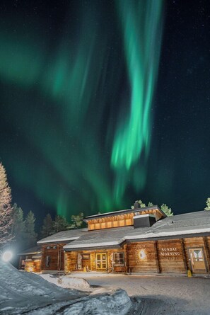 Façade de l’hébergement
